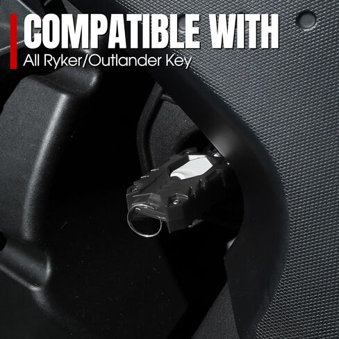 Sporty Key Holder for Ryker, A & UTV PRO Ignition Key Fob Holder Compatible with Can-Am Ryker All Models Accessories, Red, 1PC in Kuwait