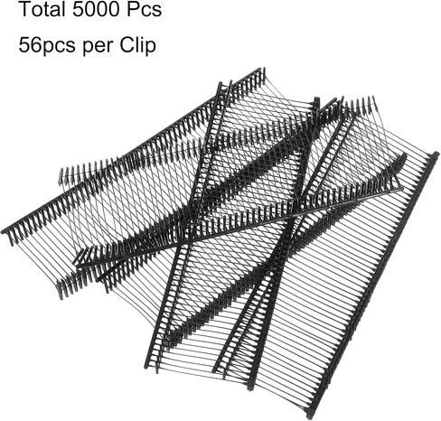 uxcell 5000pcs 8mm Tag Pins Tagging Barbs Fasteners Tag Attachments for Clothes Clear in Saudi Arabia