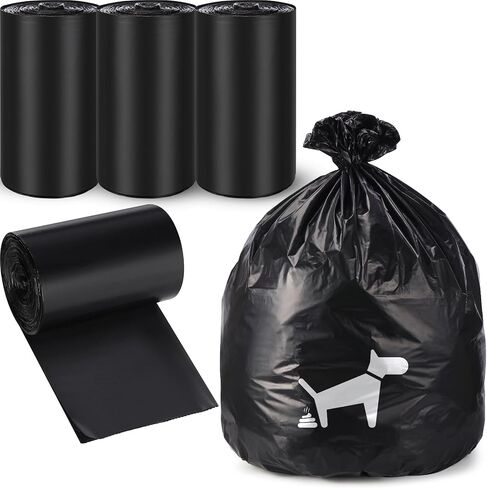 150 Pcs Dog Waste Bags Dog Poop Large Leak Proof Bags 26"x 33" Dog Waste Station Can Liners Heavy Duty Pet trash Bin Liner Bag for Walking Poop Station Dispensers, 3 Rolls of 50 Bags (Green) in Saudi Arabia