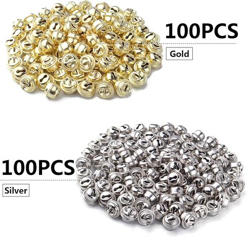 Bronagrand 50pcs Red Jingle Christmas Bells ، Bells Metal Bells Bulk for DIY Making ، Drensh Party Festival Decoration ، 24mm21mmm in Saudi Arabia