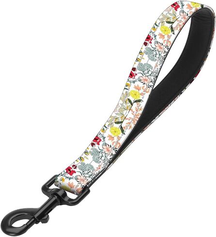 Short Dog Leash,Traffic Leash,Reflective Nylon Padded Handle,Nylon Short Dog Leash for Training Control - for Large and Medium Sized Dogs. (Pink Marble) in Kuwait