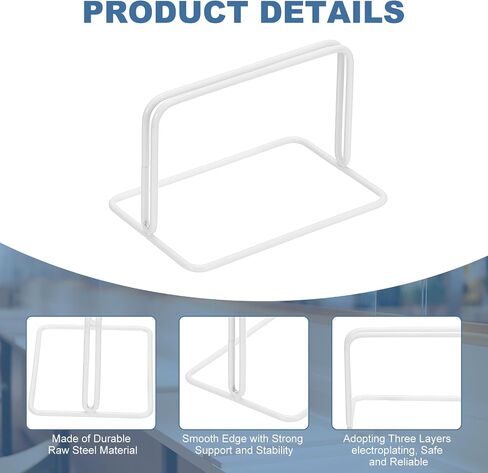 Patikil Baffle Desk Divider Clamp ، 2 PCS 2 Punch Base Desk Shield Clamp Clamp Dipidition Presider Clamp Privacy Bracket حامل لمكتب دعم القسم ، Silver in Kuwait