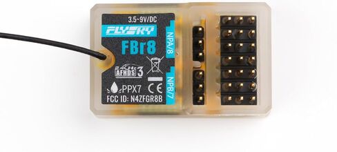 Flysky FBR8 8CH AFHDS 3 بروتوكول مقاومة للماء PPX7 لقارب سيارة RC (طبعة هوائي قياسية) in Kuwait