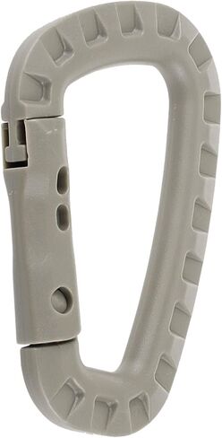 IEBUOBO 12 حزمة أسود حلقة معدنية - حلقات تسلق من البوليمر الصلب حلقات D خفيفة الوزن الربيع المفاجئة العتاد كليب فائدة السنانير حقيبة الظهر شنقا مشبك للتخييم المشي لمسافات طويلة الصيد in Kuwait