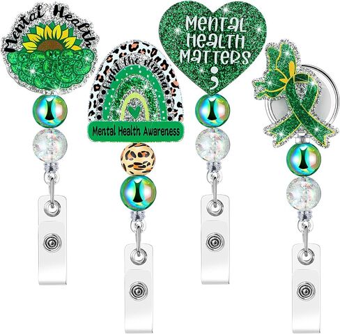 4 Pack Dumpster Fire Badge Reels Retractable Glitter Funny This is Fine Nurse Badge Holder with Swivel Alligator Clip for Nurse Doctor Office Worker Gift ID Name Tag Decorative Metal Clips in Saudi Arabia