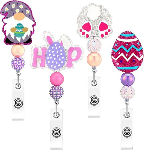 4 Pack Dumpster Fire Badge Reels Retractable Glitter Funny This is Fine Nurse Badge Holder with Swivel Alligator Clip for Nurse Doctor Office Worker Gift ID Name Tag Decorative Metal Clips in Saudi Arabia