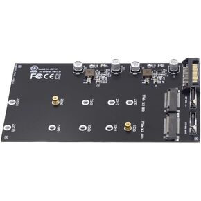 محول Cablecc Oculink SFF-8612 SFF-8611 إلى PCIE PCI-Express 16x 4X مع منفذ طاقة SATA لبطاقة رسومات اللوحة الرئيسية