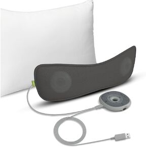 Avantree Slumber - Pillow Speaker for Sleeping, Private Audio with Built-in White Noise, Bluetooth & AUX Support, Volume Control, Sleep Timer, Charge Free for Home Use, Sleep Aids Headphones