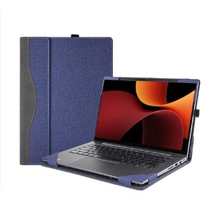 Laptop Cover Case for 16 inch Lenovo IdeaPad Slim 5 16AHP9 16IMH9 16IRU9 & for Lenovo IdeaPad Pro 5 16AHP9 16IMH9 Sleeve,PU Material Detachable Notebook PC Protective Bag Accessories (Dark Grey)