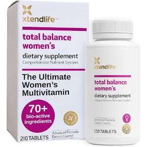 Xtend-Life Total Balance Women's Multinutrient Supplement for Anti-Aging & General Health (120 Enteric Coated Tablets)