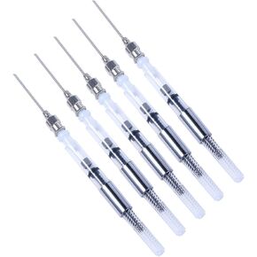 Vctitil Fountain Pen Ink Syringe Filler Ink Auxiliary Absorber Syringe Tool with Metal Needle Tip and Spring Filler, Ink Converter,Removable(Elasticity) in Kuwait