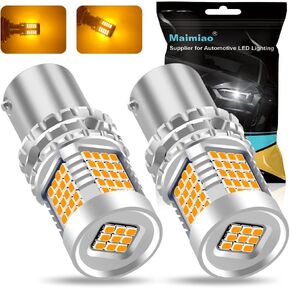 2 قطعة 1157 p21/5 واط BAY15D LED لمبة للضوء الخلفي الأحمر، CANBUS خالية من الأخطاء ضد فرط فلاش 2016 89SMD 4000LM مصابيح كهربائية بديلة للسيارات ساطعة للغاية لأضواء الجري النهارية