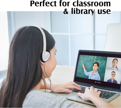 Flutesan 20 Pack Classroom Kids Headphones on Ear Headphones Over The Head Earphones for Student School Children Teen Boys Girls Adults, Black in Saudi Arabia