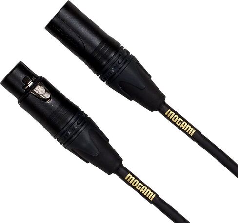 كابل ميكروفون Mogami Gold STUDIO-10 XLR، XLR-أنثى إلى XLR-ذكر، 3 دبابيس، اتصالات ذهبية، موصلات مستقيمة، 10 أقدام in Saudi Arabia