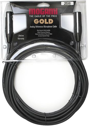 كابل ميكروفون Mogami Gold STUDIO-10 XLR، XLR-أنثى إلى XLR-ذكر، 3 دبابيس، اتصالات ذهبية، موصلات مستقيمة، 10 أقدام in Saudi Arabia