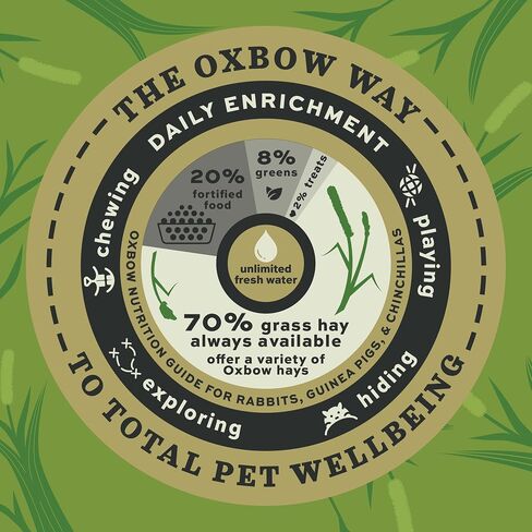 Oxbow Prime Cut Soft & Lush Timothy Hay, Premium Hays for Rabbits, Guinea Pigs, and Chinchilla, High-Fiber Hay, Rabbit Dental Health, 20oz in Kuwait