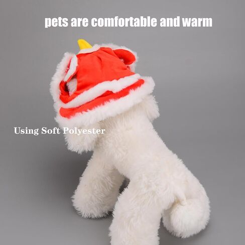 Pet New Year Tiger Hat Lion Dance Hat للقطط والكلاب المتوسطة الصغيرة (M ، أ) in Kuwait