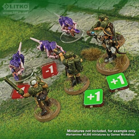 ليتكو ​​ترقية الرموز | متوافق مع Warhammer 10th Edition | نصف القوة | معركة صدمت | جرح | حركة | المعدل | WH40KV10 (نصف القوة/المعركة صدمت) in Kuwait