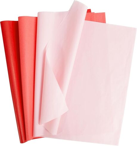 Bobobag 100 Sheets 20"X14" Gift Wrapping Tissue Paper Bulk 3 Colors for Gift Bags,Birthday Thanksgiving Halloween Arts Craft Party Favor Decoration (Black/Red/Yellow) in Kuwait