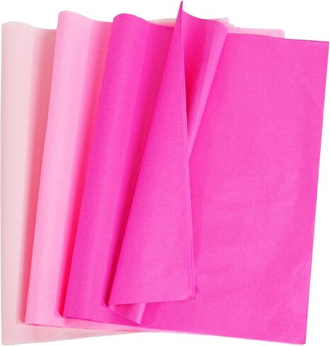 Bobobag 100 Sheets 20"X14" Gift Wrapping Tissue Paper Bulk 3 Colors for Gift Bags,Birthday Thanksgiving Halloween Arts Craft Party Favor Decoration (Black/Red/Yellow) in Kuwait