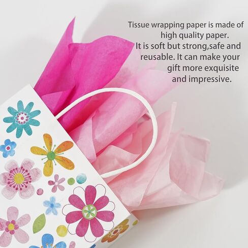 Bobobag 100 Sheets 20"X14" Gift Wrapping Tissue Paper Bulk 3 Colors for Gift Bags,Birthday Thanksgiving Halloween Arts Craft Party Favor Decoration (Black/Red/Yellow) in Kuwait