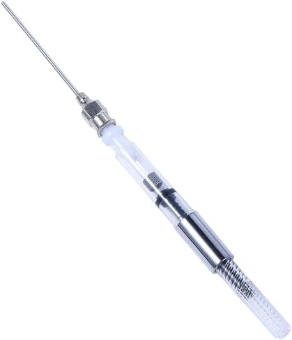 Vctitil Fountain Pen Ink Syringe Filler Ink Auxiliary Absorber Syringe Tool with Metal Needle Tip and Spring Filler, Ink Converter,Removable(Elasticity) in Kuwait
