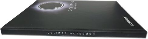 BookFactory Eclipse Black Paper Sketchbook/Blank Paper Journal ، 64 صفحة ، Wire-O 8.5 "× 11" (BLA-064-7BW-PP (Eclipse)) in Kuwait