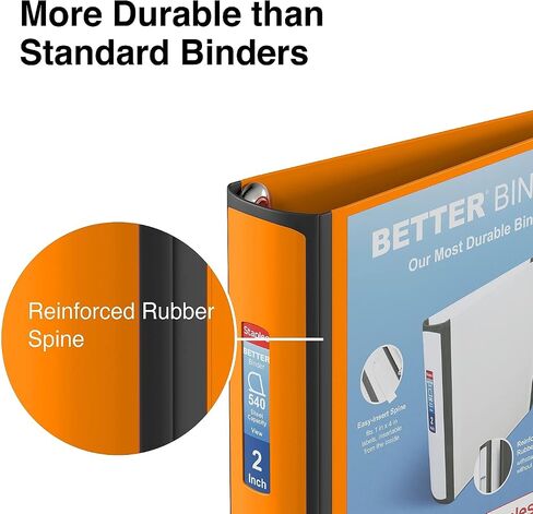 STAPLES Better Binder, 2-Inch, White in Kuwait