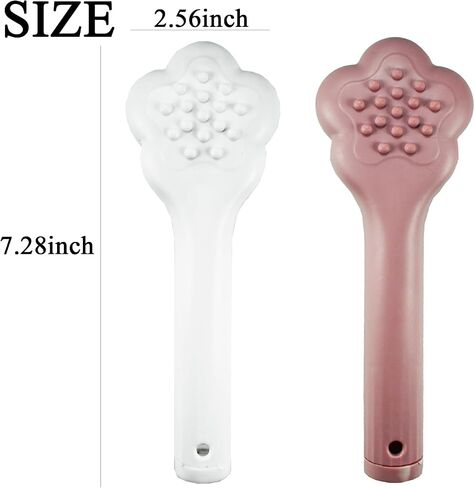 Self-Cleaning Soft Fur Beauty Brush for Small Dogs – Gentle Grooming Brush Comb for Chihuahuas, Teddy Dogs, Yorkies, Maltipoos, and Shih Tzus (Pink Pink) in Kuwait