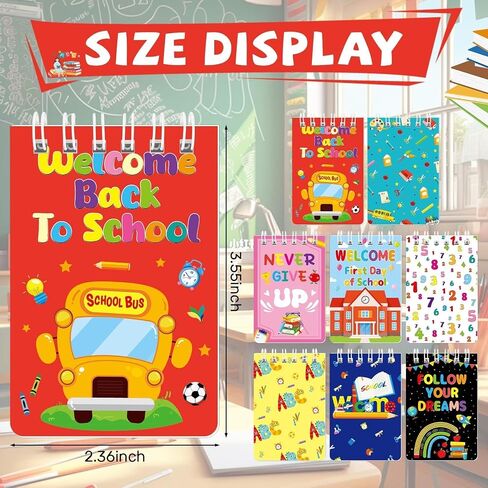 Marforever 24 Pack Mini Animal Protepads Cat Dog تحت عنوان الحفلات ، Cat Dog Mini Spiral Notepads Pet Kitty Gifts for Birthday Teacher Careing School Classroom Supplies Goodie Bags Stuffs in Kuwait