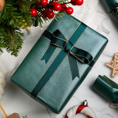 Garbendy Red Pearly Lustre Paper Wrapping Paper - Solid Color 17 Inches X 33 Feet, Perfect for Wedding, Birthday, Christmas, Baby Shower etc all Occasions in Kuwait