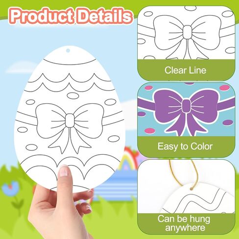 Hedeey 90 Pcs St. Patrick's Day Paper Shamrock Crafts, Color Your Own Shamrock Crafts, St. Patrick's DIY Crafts for Kids Party Activity Classroom Decor. (Shamrock) in Kuwait