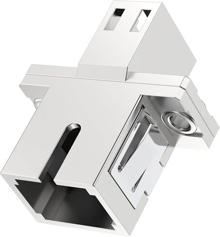 كابل محول الألياف الضوئية المزدوج ST إلى LC متعدد الأوضاع 62.5/125، محول دونجل موصل هجين، محول نقل متبادل عبر الإنترنت من ذكر إلى أنثى - 1 قدم. in Kuwait