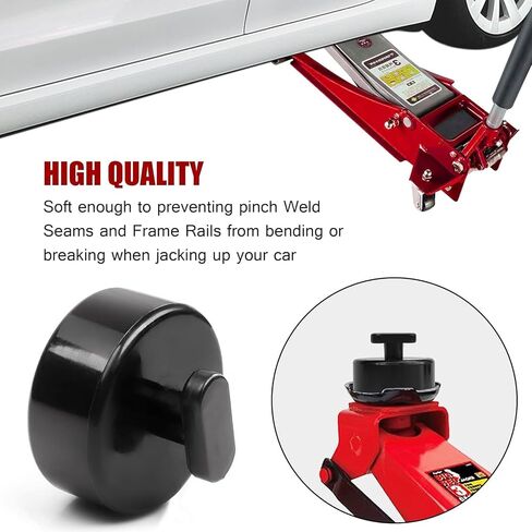 Professional for Corvette Lift Pucks, Essential Accessory for C5, C6, C7, C8 Corvette Jacking - Heavy Duty Rubber Jack Pads(Pack of 4) in Saudi Arabia