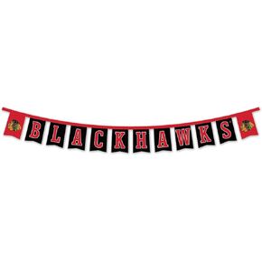 Chicago Blackhawks Banner String Pennant Flags