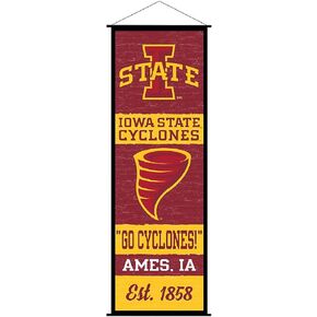 Iowa State Cyclones Banner and Scroll Sign