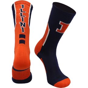 TCK Illinois Fighting Illini Socks Perimeter Crew