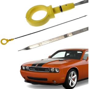 Engine Oil Level Dipstick Compatible for 2005-2010 Chrysler 300 Dodge Charger Challenger Magnum Replacement Stainless Steel Level Dipstick 917-323