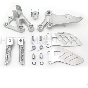 HTTMT MT390-004-BK Black Front Rider Foot Pegs Bracket Compatible with Suzuki Gsxr600 Gsxr750 2006-2010