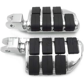 HTTMT MT216-046+PA006X2 - Dually Footpegs Compatible with V-Star 1100 650 Custom Stryker V-Max Virago 750 Bolt