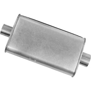 Walker Exhaust 22015 Exhaust Resonator 2.325" Inlet (Inside) 2" Outlet (Inside) 2" Outlet (Outside)
