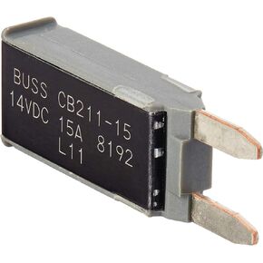 قاطع دائرة السيارات من نوع Bussmann CB211-15 من النوع I ATM Footprint (15 أمبير)، حزمة واحدة