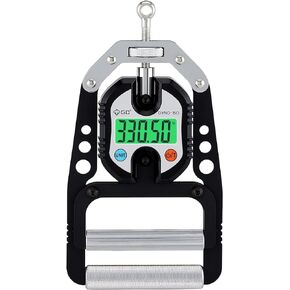 (NEW) GD DYNO-150 Digital Hand Dynamometer Grip Strength Measurement Electronic Hand Grip Strength Tester Grip Strengthener Hand Exerciser 330 Lbs (150 Kgs)