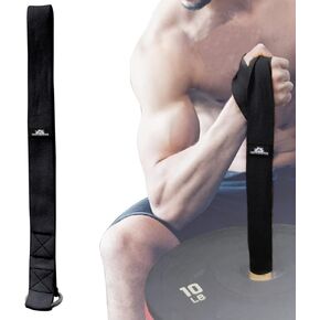 Arm Wrestling Training Loading Strap for Barbells, Arm Finger Wrist Exerciser Strengthener, Forearm Muscle Strength Workouts Tools Suitable for Home and Gym Training