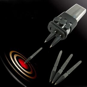 New Stinger Ballistic Dart Gun Launcher Hunting Shooting Shooter Tactical Tool Outdoor Concealed Practice Push Button Darts Self Defense Pocket Gift