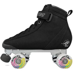 Bont Parkstar Vegan Black Suede Professional Roller Skates for Park Ramps Bowls Street - Rollerskates for Outdoor and Indoor Skating
