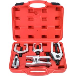 6pcs Ball Joint Separator Pitman Arm Tie Rod Puller Remover Front End Service Tool Set