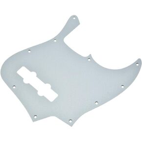 KAISH Matte Aluminium Jazz Bass Style Pickguard Metal Anodized J Bass Pick Guard Scratch Plate for American/Mexican Jazz J Bass Matte Black