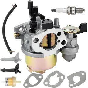 Carburetor for Coleman Powersports 196cc CT200U CT200U-EX Predator 196cc 212cc Honda GX160 GX200 Mini Bike Go Kart Trail 200 Mini Bike Baja HT65 WR65 Carb with Fuel Filter Spark Plug Gaskets