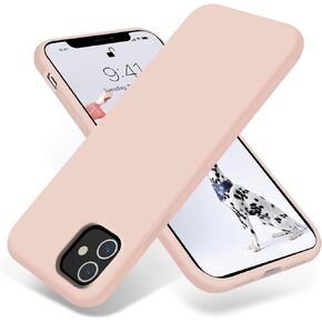 OTOFLY Compatible with iPhone 11 Case,Ultra Slim Fit iPhone Case Liquid Silicone Gel Cover with Full Body Protection Anti-Scratch Shockproof Case (Black)